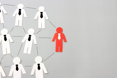 İnsan figürleri, insan kaynakları ve yönetim kavramının iş konsepti