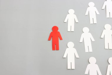 İnsan figürleri, insan kaynakları ve yönetim kavramının iş konsepti