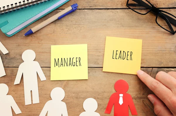 Manager Leader Concept Challenge Human Resources — Stock Photo, Image