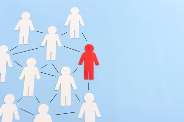 İnsan figürleri, insan kaynakları ve yönetim kavramının iş konsepti