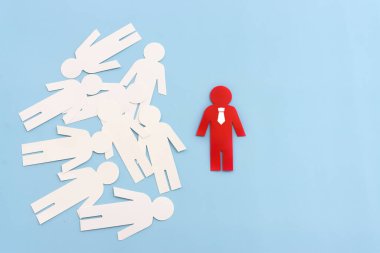 İnsan figürleri, insan kaynakları ve yönetim kavramının iş konsepti