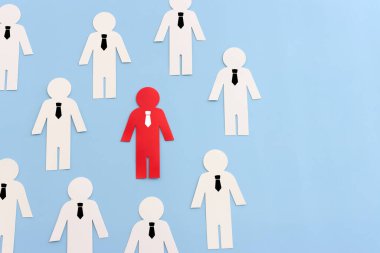 İnsan figürleri, insan kaynakları ve yönetim kavramının iş konsepti