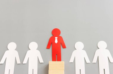 İnsan figürleri, insan kaynakları ve yönetim kavramının iş konsepti