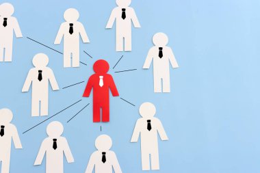 İnsan figürleri, insan kaynakları ve yönetim kavramının iş konsepti