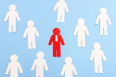 İnsan figürleri, insan kaynakları ve yönetim kavramının iş konsepti