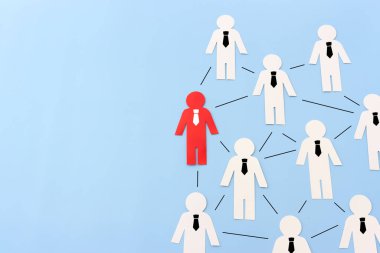 İnsan figürleri, insan kaynakları ve yönetim kavramının iş konsepti