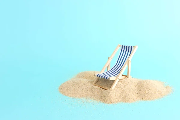 Holidays Image Tropical Sea Beach Chair Summer Travel Vacation Concept — Stock Photo, Image