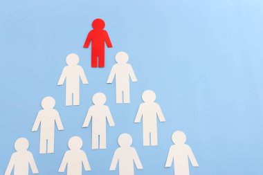 İnsan figürleri, insan kaynakları ve yönetim kavramının iş konsepti