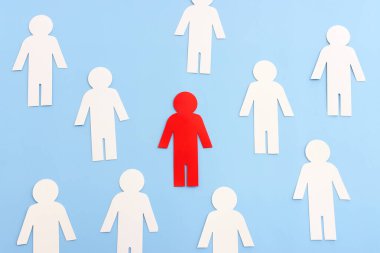 İnsan figürleri, insan kaynakları ve yönetim kavramının iş konsepti