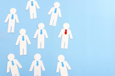 İnsan figürleri, insan kaynakları ve yönetim kavramının iş konsepti