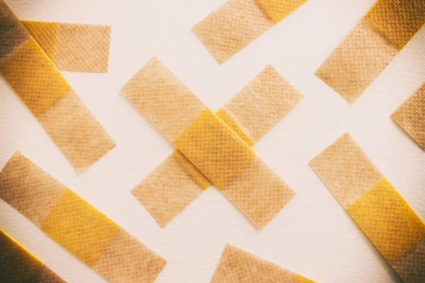 Bandage Plaster Background Close Top View — Stock Photo, Image