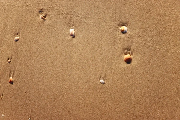 Bovenaanzicht Beeld Van Zee Golven Strand Zand — Stockfoto