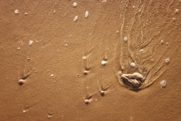 Bovenaanzicht Beeld Van Zee Golven Strand Zand — Stockfoto