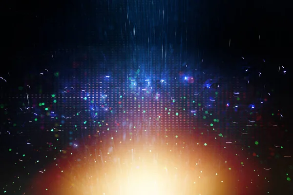 Abstract Background Fiber Technology Lights — 图库照片