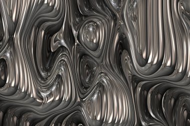 soyut modern metal bilimkurgu sanatı