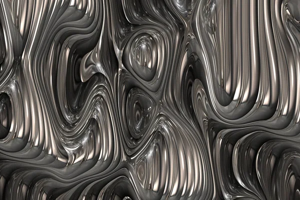 Abstract Moderne Metal Scifi Art — Stockfoto