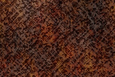 Paslı endüstriyel duvar levhası