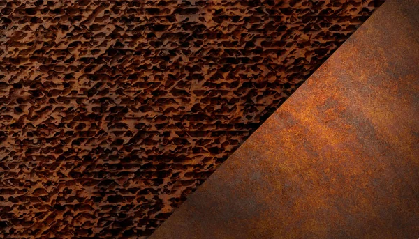 Placa Pared Industria Oxidada — Foto de Stock