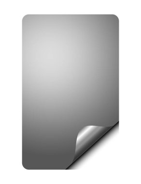 kenar köşeli kağıt not pankartı