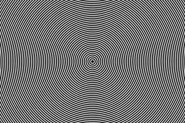 hypnotic black and white circels