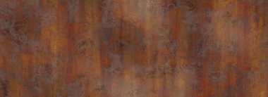 Paslı metal duvar plakası