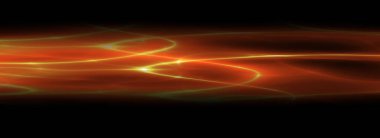 Parlak çizgiler, dijital dalgalar ve hareket konsepti grafik tasarım illüstrasyonuna sahip soyut arkaplan