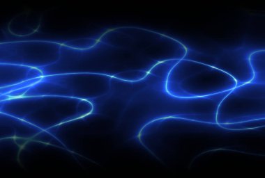 Şimşek desenli koyu mavi vektör arkaplanı.