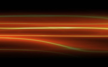 Parlayan neon ışıkları olan soyut bir arkaplan. 3d oluşturma