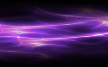 Parlak çizgileri olan soyut arkaplan, 3D görüntüleme, ışık efektli dijital duvar kağıdı