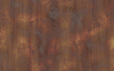 Çizik ve çatlaklarla paslı metal doku.