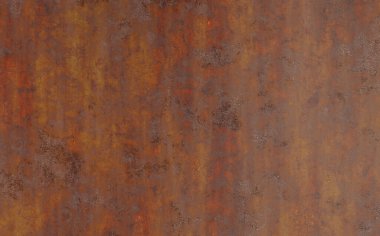 Çizik ve çatlaklarla paslı metal doku.