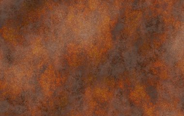 Çizik ve çatlaklarla paslı metal doku.