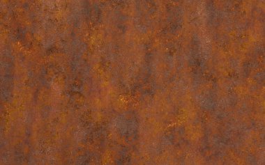 Çizik ve çatlaklarla paslı metal doku.