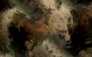 Dokuların soyut arkaplanı, boyaların ve fırçaların farklı renklerinden oluşan geniş bir yüzey