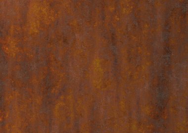 Çizik ve çatlaklarla paslı metal doku.