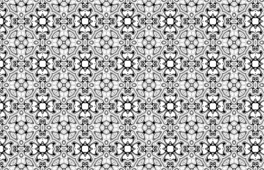 Soyut geometrik şekilli kusursuz desen