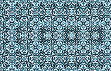 soyut renkli altıgen kare geometrik dikişsiz desen simetrik kaleydoskop moda, tasarım