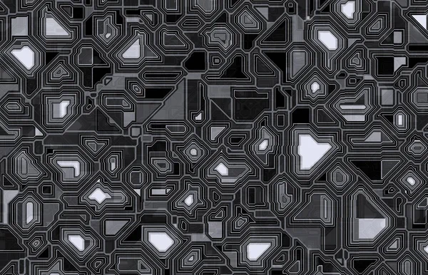 Fundo Abstrato Textura Monocromática Padrão Texturizado Preto Branco — Fotografia de Stock