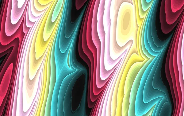 Fondo Abstracto Con Patrón Colores Obra Arte Fractal Para Diseño —  Fotos de Stock