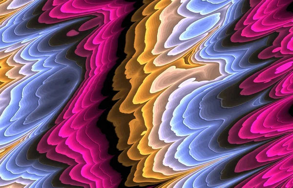 Abstract Fractal Pattern Digital Artwork Creative Graphic Design — Stock Photo, Image