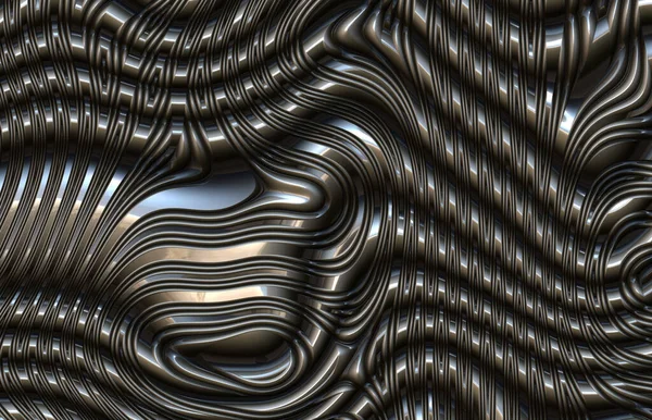 Illustrazione Sfondo Metallico Astratto Con Texture Metallo — Foto Stock