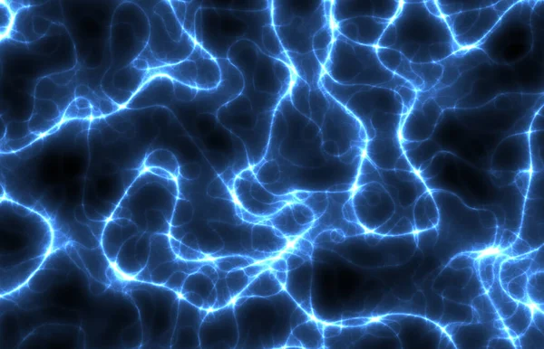 Işık efektli mavi yıldırım enerjisi