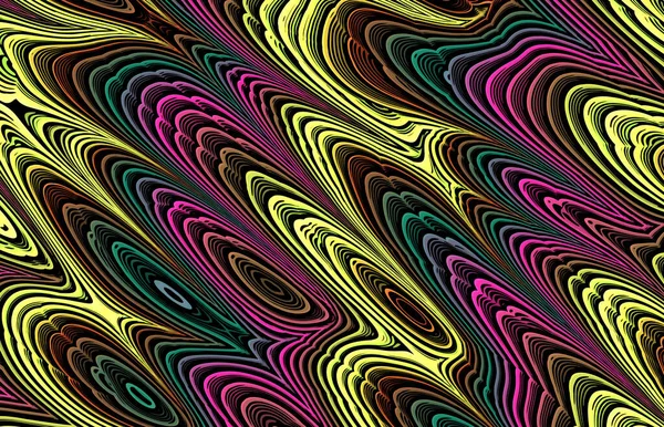 Abstracte Psychedelische Achtergrond Fractal Textuur — Stockfoto