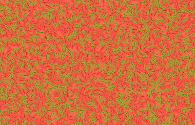 Elle çizilmiş suluboya çiçekleri ile soyut, pürüzsüz desen