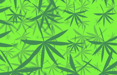 yaprakları ile arka plan. vektör çizim