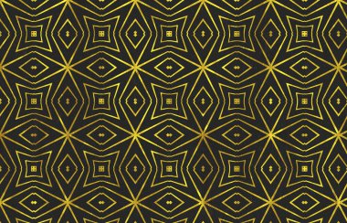 Geometrik şekilli kusursuz desen, vektör illüstrasyonu
