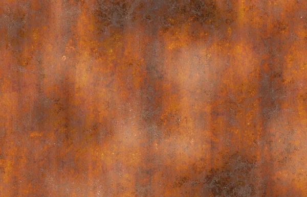 Çizik ve çatlaklarla paslı metal doku.