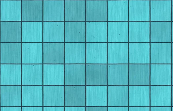 파란색 하얀색 사각형 타일의 추상적 — 스톡 사진