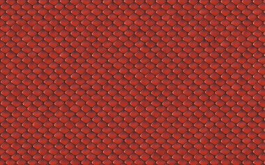 Kırmızı altıgen desenli arka plan. 3d illüstrasyon.