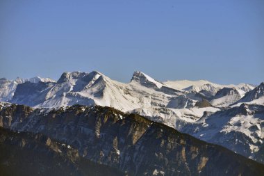 Dağların güzel manzarası